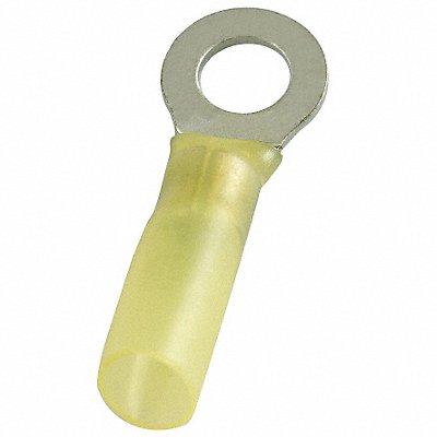 POWER FIRST 5UGN5 Ring Terminal Yellow 12 AWG 10 AWG PK25