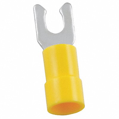 POWER FIRST 5UGN8 Fork Terminal Tin Copper Yellow PK50