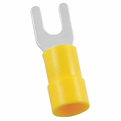 POWER FIRST 5UGN9 Fork Terminal Tin Copper Yellow PK50