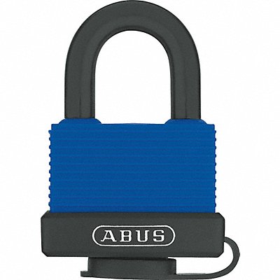ABUS 70IB50MKKD Keyed Padlock 59/64 in Rectangle Blue