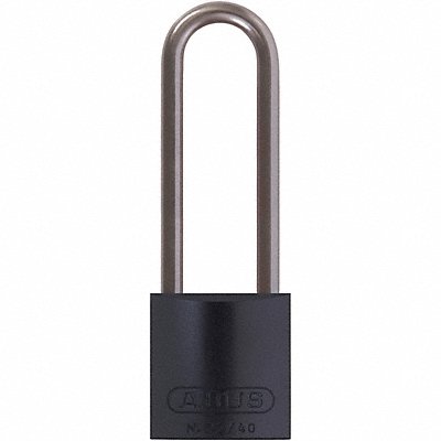 ABUS 72HB4075KDBlack Lockout Padlock KD MK Black 1-1/2 H