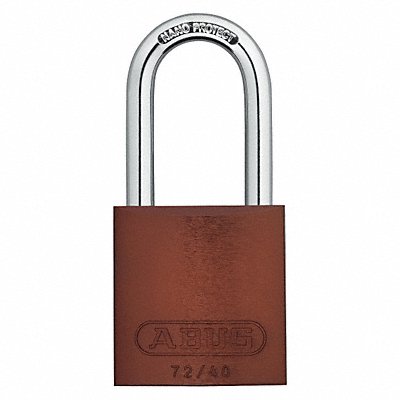 ABUS 72HB4040KAx3Brown Lockout Padlock KA Brown 1-1/2 H PK3