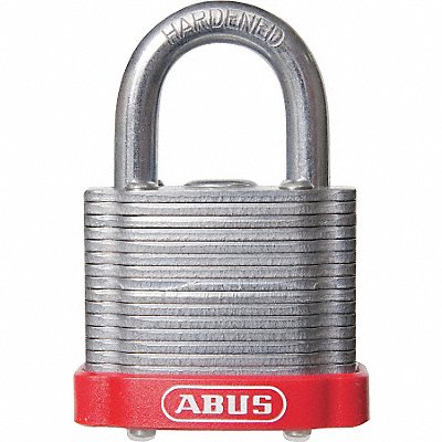 ABUS 4140KARed Lockout Padlock KA Red 1-3/8 H