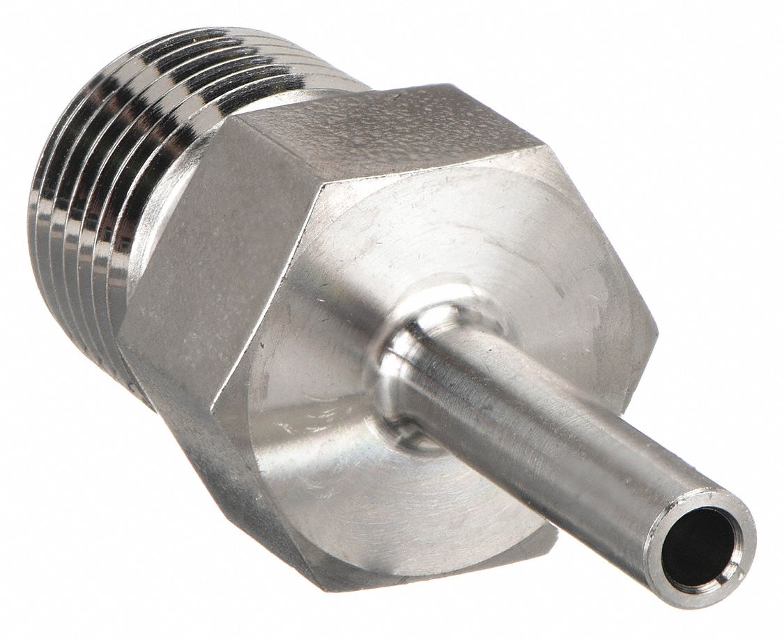 PARKER 2MA4N316 A-LOK End Adaptor SS A-LOKxM 1/8Inx1/4In