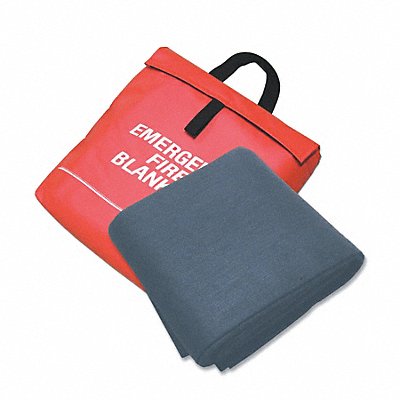 SELLSTROM S97453 Fire Blanket 5 ft W 6 ft L Grey