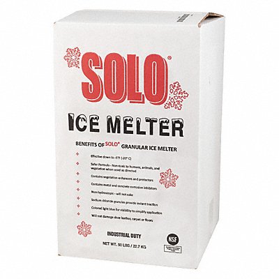 SOLO CSOL050BXGR Ice Melt Granular 50 lb Carton -5 F