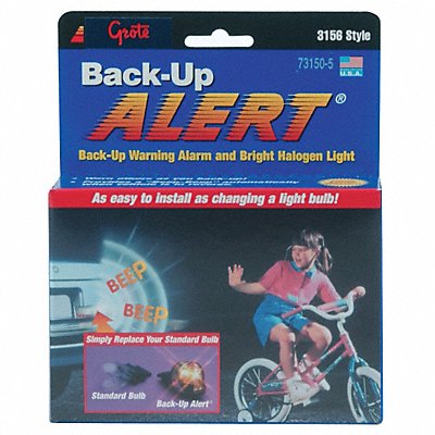 GROTE 731505 Beeping Back Up Halogen Bulb 7/8 in H