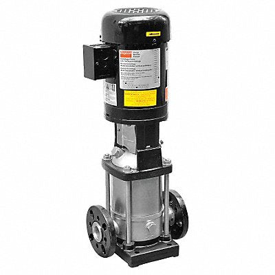 DAYTON 5UWL4 Pump 1-1/2 HP 208-240/480V 3 Ph 8 Stage
