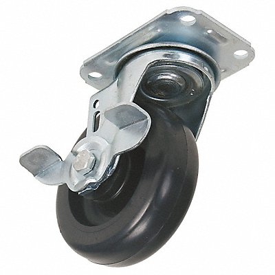 GRAINGER 5UX74 Standard Plate Castor Swivel 220 lb.