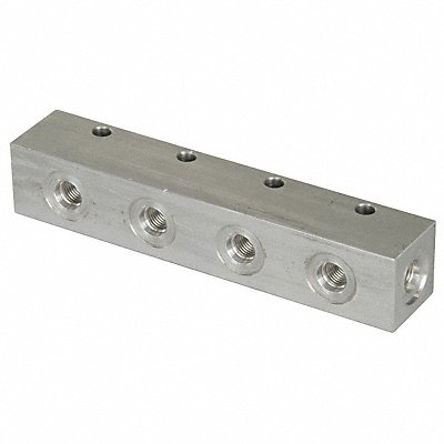 ENERPAC A61 Manifold 7 Port Bar #4 SAE