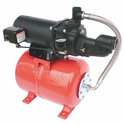 DAYTON 5UXK9 Well Jet Pump System 3/4 HP 6.0 gal tank
