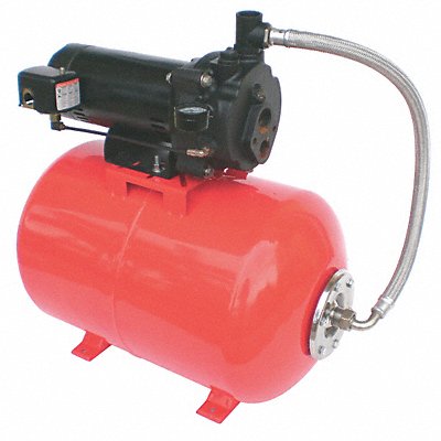 DAYTON 5UXL2 Jet Pump System 3/4 HP 17.0 gal tank