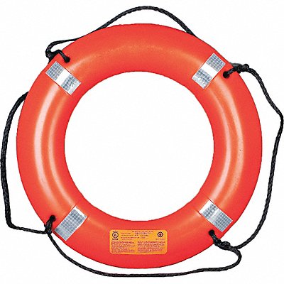 MUSTANG SURVIVAL MRD03020311 Ring Buoy with Reflective Tape 30 In