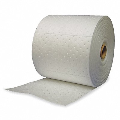 BRADY SPC ABSORBENTS OP15P Absorbent Roll Oil Based Liquids White