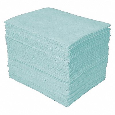 BRADY SPC ABSORBENTS SPCUN1719 Absorbent Pad Universal Green PK100