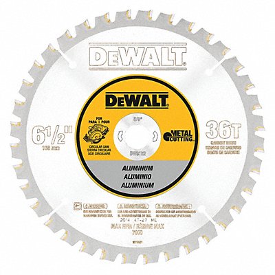 DEWALT DW9152 Circular Saw Blade 6 1/2 in 36 Teeth