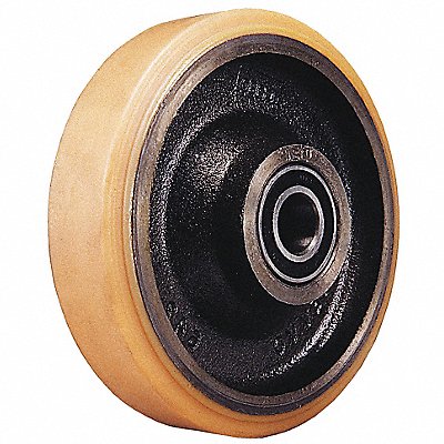 GRAINGER 300PT2H Polyurethane Tread on Iron Core Wheel