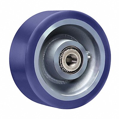 GRAINGER W1040SYT114 Polyurethane Tread on Steel Core Wheel