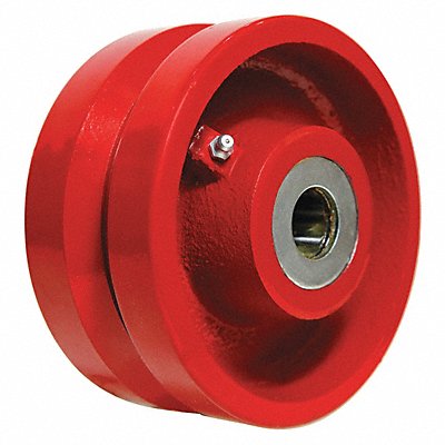 GRAINGER 5VJ71 V-Groove Track Wheel 6 Wheel Dia