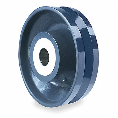 GRAINGER W840FVT114 V-Groove Track Wheel 8 Wheel Dia