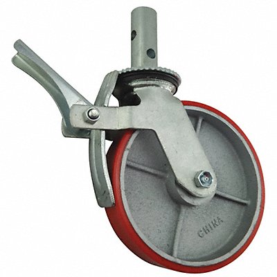 GRAINGER 5VP49 Total-Lock Bolt-In Round Stem Castor
