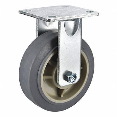 GRAINGER P21RPRP040K14 Standard Plate Castor Rigid 300 lb.