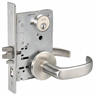 YALE PBR8807FLx626xYMS Lever Lockset Mechanical Entrance