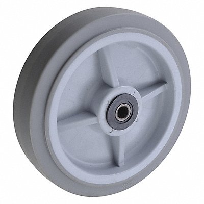 GRAINGER XS0820112 Nonmark Rubber Tread Plastic Core Wheel