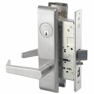 YALE AUCN8807FLx626xYMS Lever Lockset Mechanical Entrance
