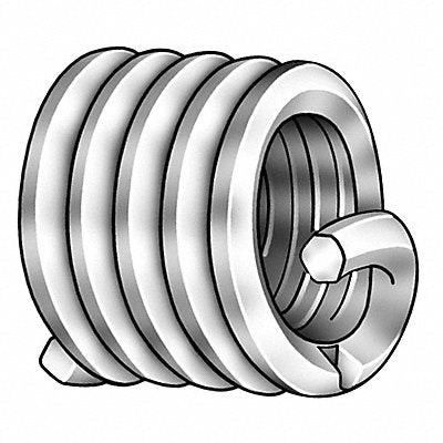 GRAINGER 3520400X10DSL Helical Insert SS M4 x 0.70 4mm L PK10