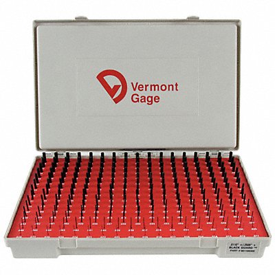 VERMONT GAGE 901100300 Black Oxide Coated Pin Gauge Set Dim Type