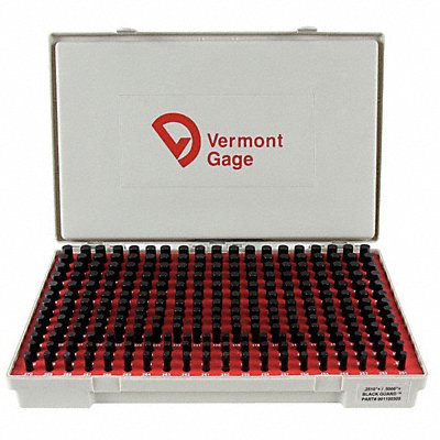 VERMONT GAGE 901100500 Black Oxide Coated Pin Gauge Set Dim Type
