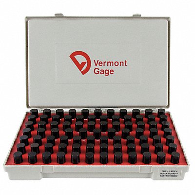 VERMONT GAGE 901100800 Black Oxide Coated Pin Gauge Set Dim Type