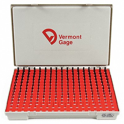 VERMONT GAGE 901200300 Black Oxide Coated Pin Gauge Set Dim Type