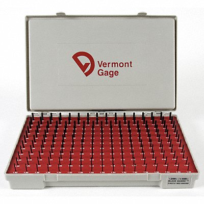 VERMONT GAGE 902200200 Black Oxide Coated Pin Gauge Set Metric