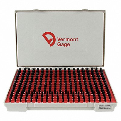 VERMONT GAGE 902200300 Black Oxide Coated Pin Gauge Set Metric