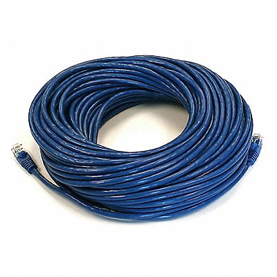 MONOPRICE 146 Patch Cord Cat 5e Booted Blue 100 ft.