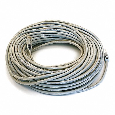 MONOPRICE 147 Patch Cord Cat 5e Booted Grey 100 ft.