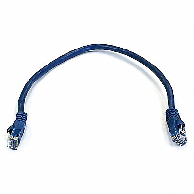 MONOPRICE 2113 Patch Cord Cat 6 Booted Blue 1.0 ft.