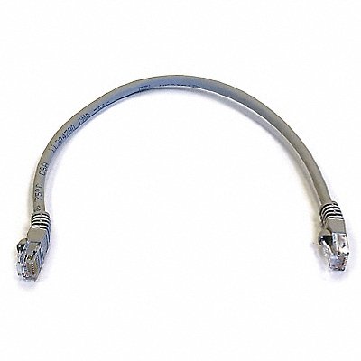 MONOPRICE 2287 Patch Cord Cat 6 Booted Grey 1.0 ft.