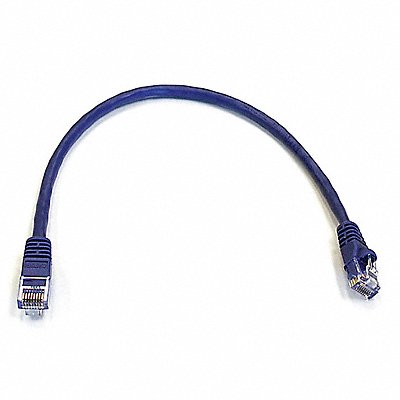 MONOPRICE 2293 Patch Cord Cat 6 Booted Purple 1.0 ft.