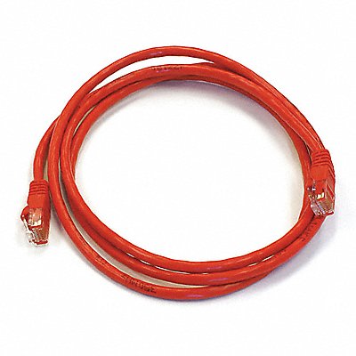 MONOPRICE 3432 Patch Cord Cat 6 Booted Red 5.0 ft.