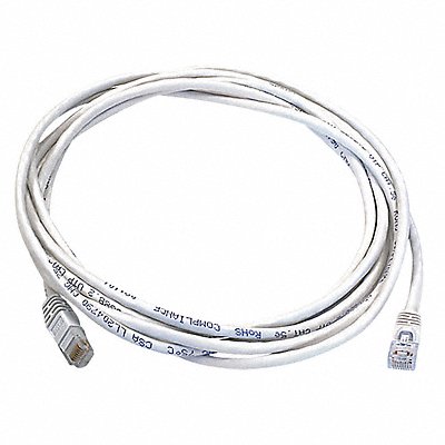 MONOPRICE 3442 Patch Cord Cat 6 Booted White 10 ft.