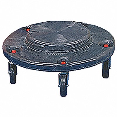 RUBBERMAID COMMERCIAL PRODUCTS FG264000BLA Container Dolly 250 lb Fits 55 gal.
