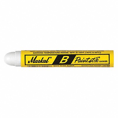 MARKAL 80220 H7745 Paint Marker 11/16 in White PK12