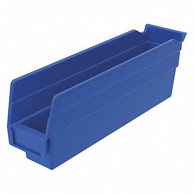 AKRO-MILS 30110BLUE F8465 Shelf Bin Blue Industrial Grade Poly 4 in