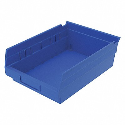 AKRO-MILS 30150BLUE F8877 Shelf Bin Blue Industrial Grade Poly 4 in