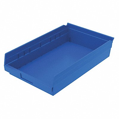 AKRO-MILS 30178BLUE F8873 Shelf Bin Blue Industrial Grade Poly 4 in
