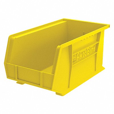 AKRO-MILS 30240YELLO F8697 Hang and Stack Bin Yellow Plastic 7 in