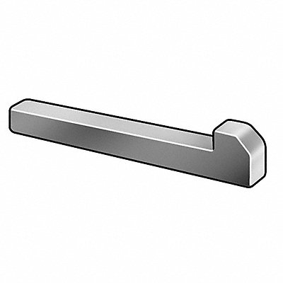 GRAINGER WWG01871500GB Machine Key Tapered Plain 1 1/2 L